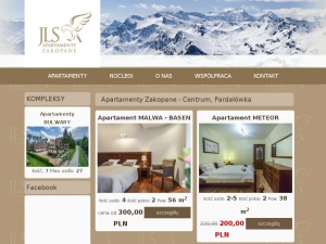 Apartamenty w ofercie firmy JLS Apartamenty Zakopane